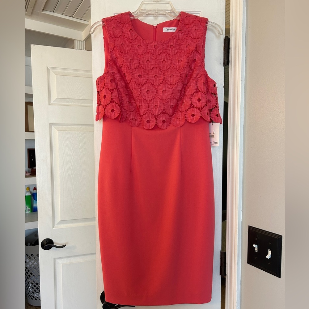 Calvin Klein Women’s Pink Dress